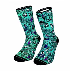 MALDITA BUENA SUERTE Socken Destroy | türkisblau M | 39-40