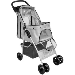 vidaXL Hamener (Hund, Katze, Faltbar), Tiertransport