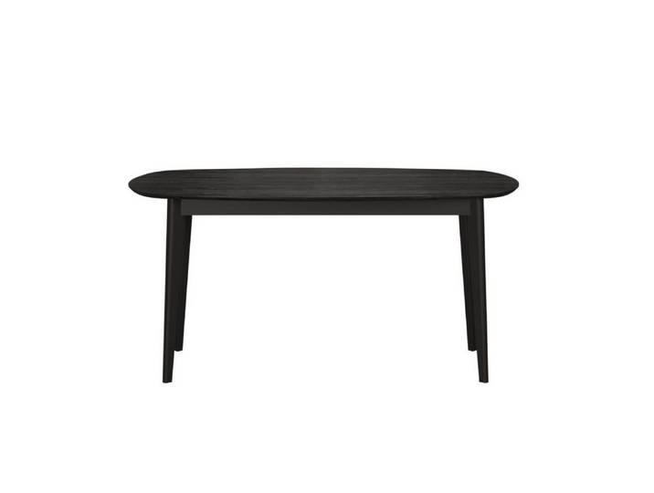 trendteam Esstisch Ronin Esstisch 90x160cm Asche-Dekor schwarz. (1-St)