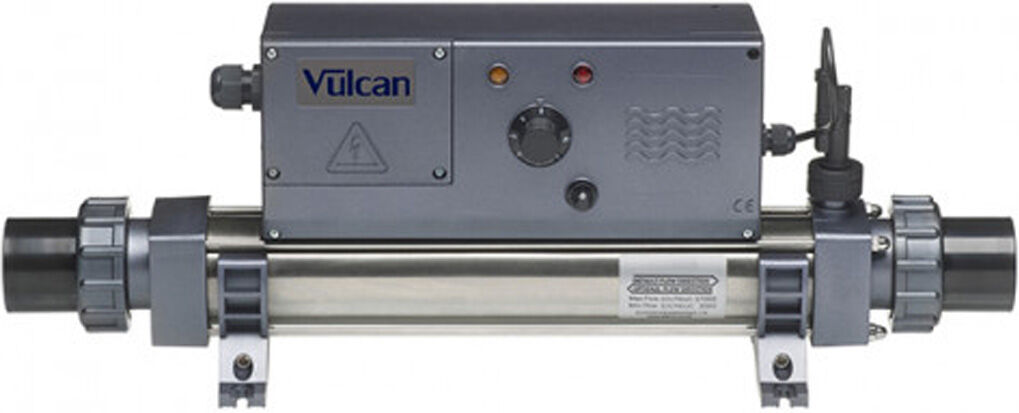 Elecro Réchauffeur Vulcan ANALOGUE Titane 12kW Tri piscine hors-sol et enterrée