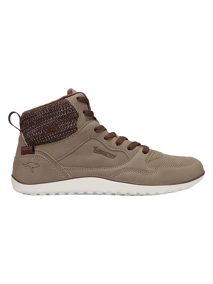 Kangaroos Barfußschuhe "K-BF Sleet Mid" in Hellbraun - 39