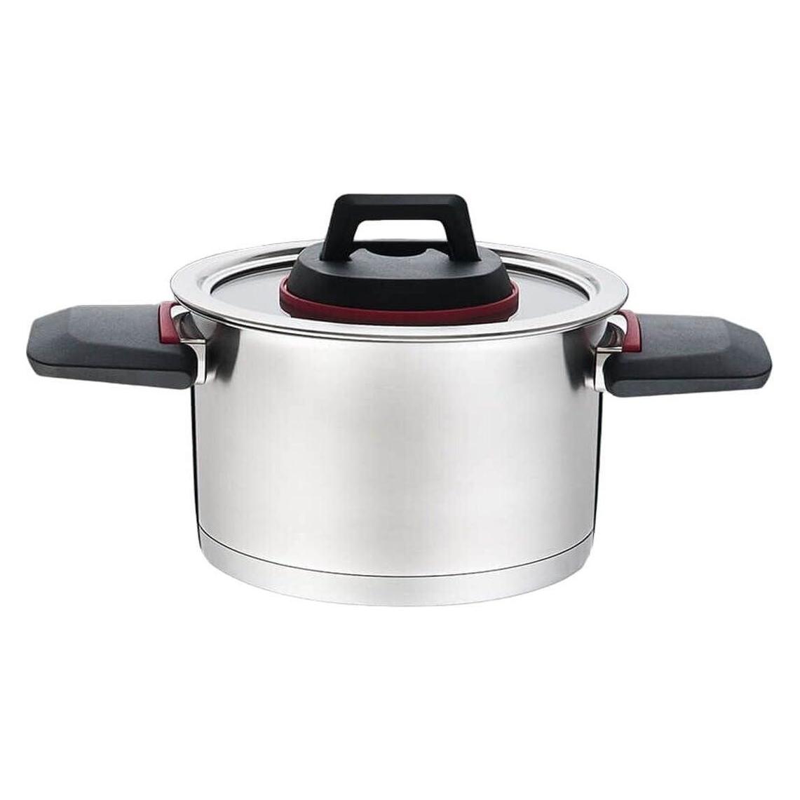 Maestro MR-3530-24 Topf mit Klappgriffen 5 5 l (Kochtopf, Edelstahl) (MR-3530-24)
