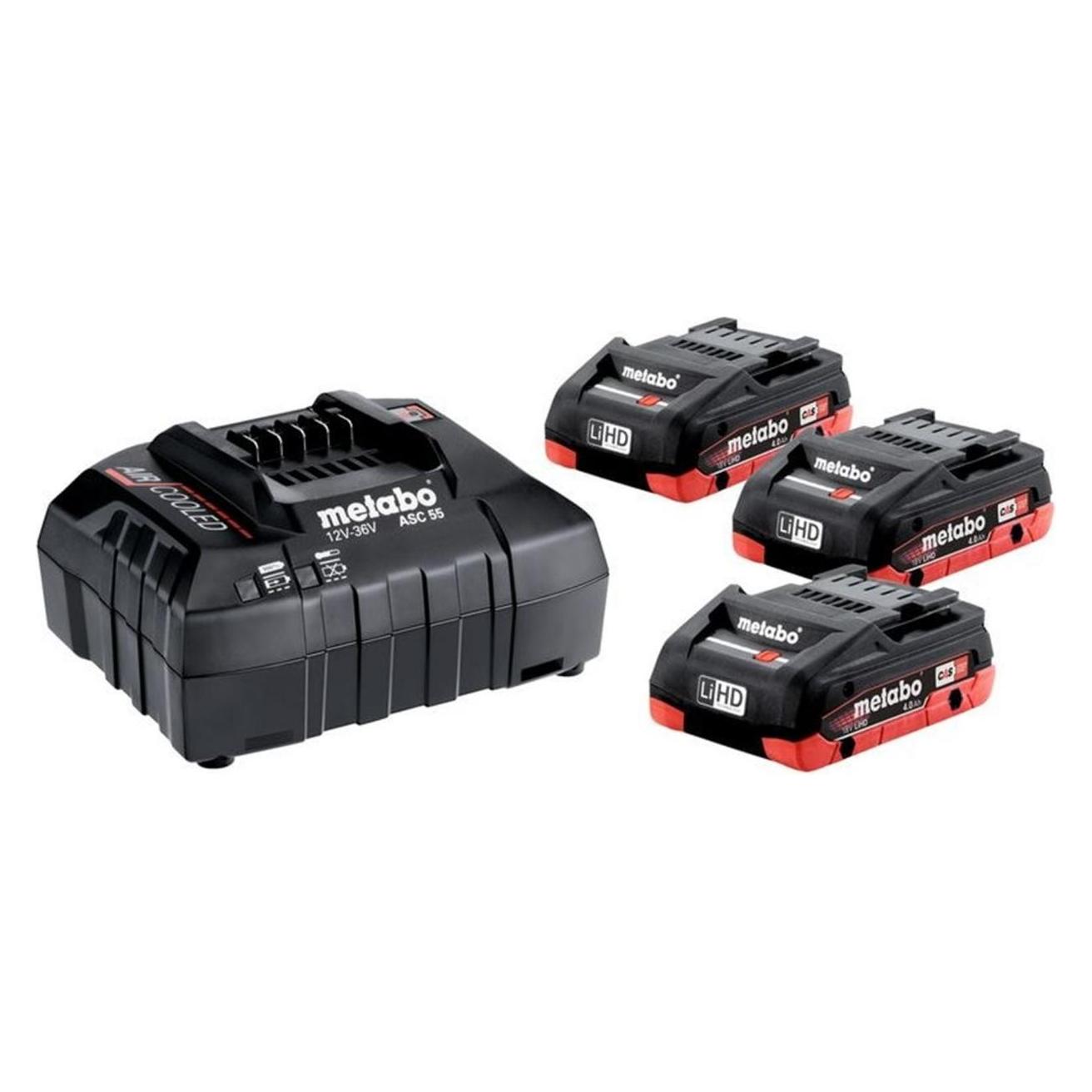 Metabo Basis-Set 3 X LIHD 4.0 AH (18 V) (685132000)