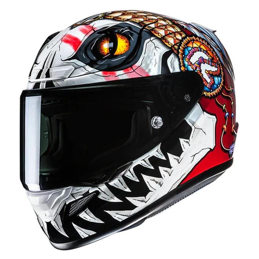 HJC RPHA12 KEPINA Integralhelm weiss MC1 XL (XL, 60 - 61 cm) (107H35.27-6)