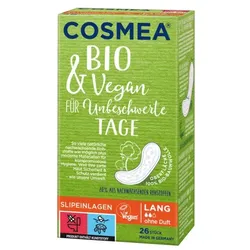 COSMEA Slipeinlagen Bio-Baumwolle - Lang (26St)