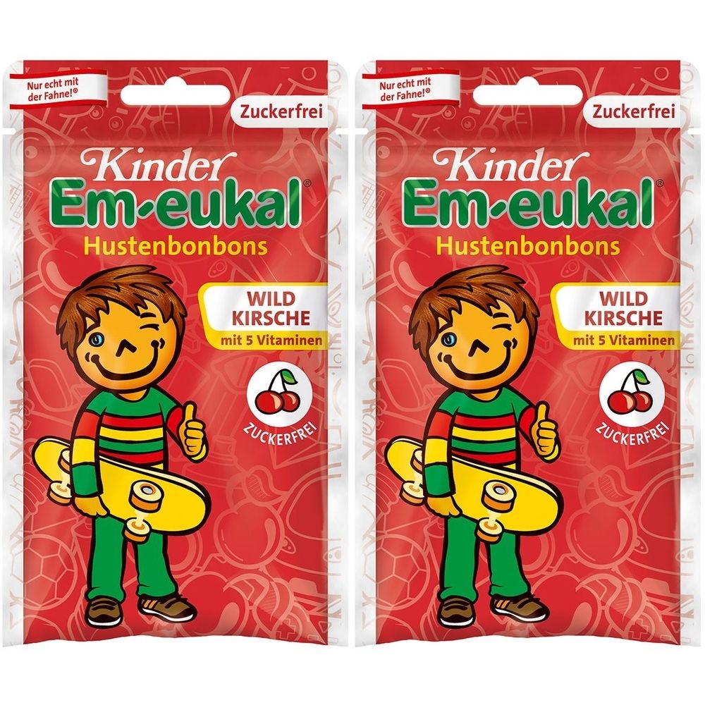 2x Em-Eukal Kinder Bonbons zuckerfrei 2x75 g