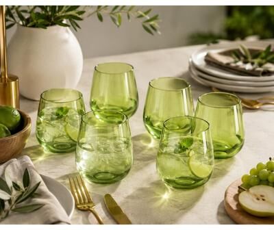 Abode Homewares Montana Stemless Wine Glass - Set of 6