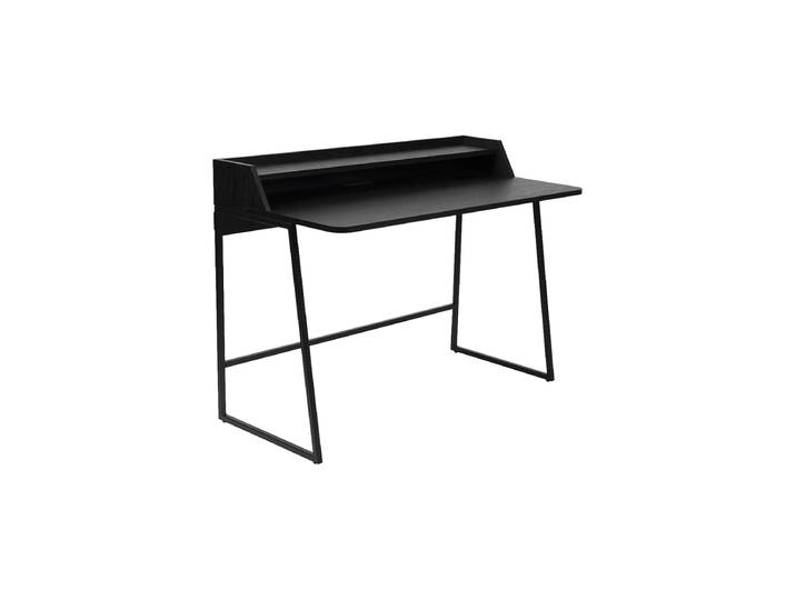 Schreibtisch „Giorgio“ Eiche Schwarz White Label by Bloomingloft
