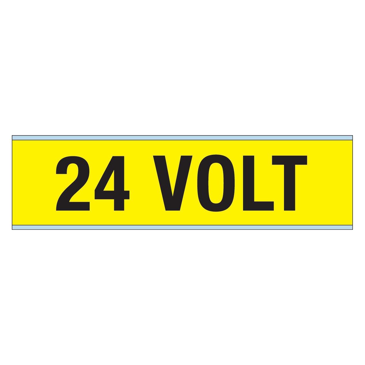 Brady Kennzeichnungen für Leitungen und Stromspannung, 24 Volt (VOLTAGE MARKERS CV 24 VOLT A)