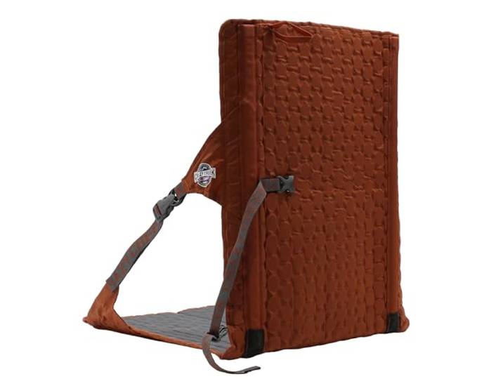 Crazy Creek HEX 2.0 LongBack Stuhl für Rucksackreisen, Camping und Stadion, extra Breite und Rückenhöhe, 113,4 kg Gewichtskapazität, verstellbare Gurte mit Rock Lockster (R) Schnallen