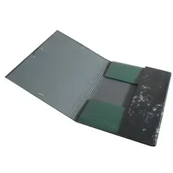 OEM Mappe mit 3 Klappen 340x250mm mit Gummibändern marmoriert sortiert 1 Stück