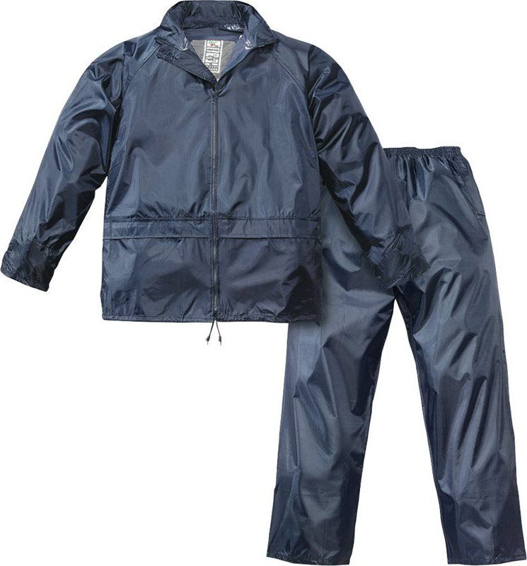 greenbay 461013-Xxl Giacca Impermeabile Traspirante Con Pantalone Impermeabile Completo Antipioggia Taglia Xxl Colore Blu - Niagara - 461013-Xxl