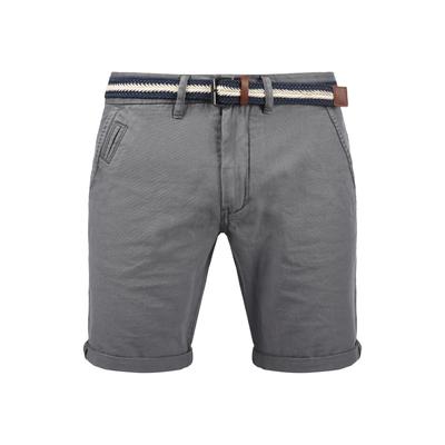 Chinoshorts INDICODE "Chinoshorts IDMews", Herren, Gr. XL, N-Gr, grau, Obermaterial: 100% Baumwolle CO., Hosen Chinoshorts