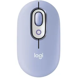 Logitech POP Mouse mit personalisierbarem Emoji (Kabellos), Maus, Violett