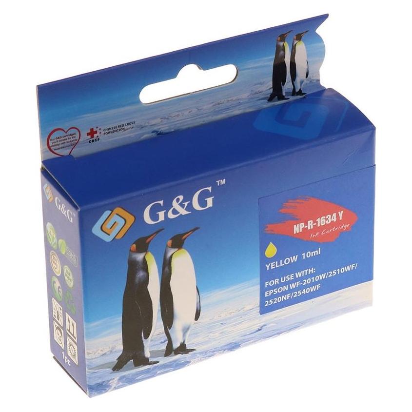 G&G Gelbe Tintenpatrone, kompatibel mit Epson 16XL (Y) (14641)