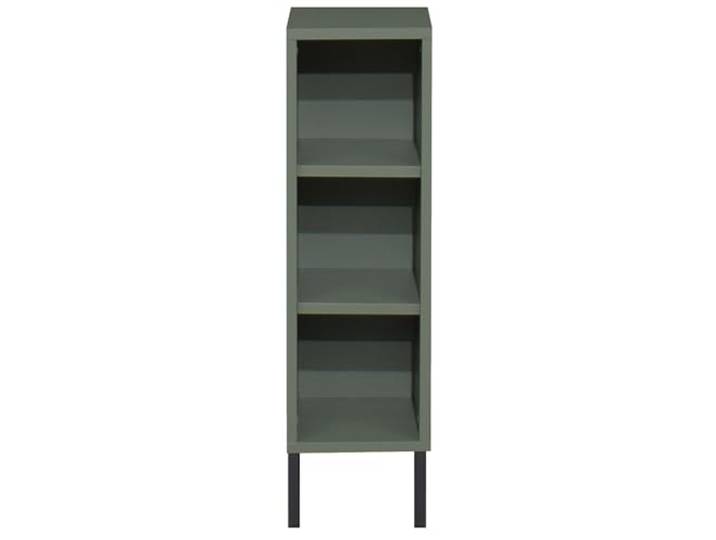 möbelando Unterstellregal >Ole< in Pine Green matt - 25x89x25cm (BxHxT)