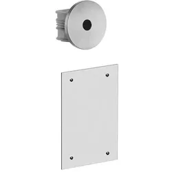 Gessi316 Flessa Berührungsloser elektronisch gesteuerter Unterputz-Sensor für alle einzelnen Waschtisch-Ausläufe, 54020299, Farbe: Schwarz XL