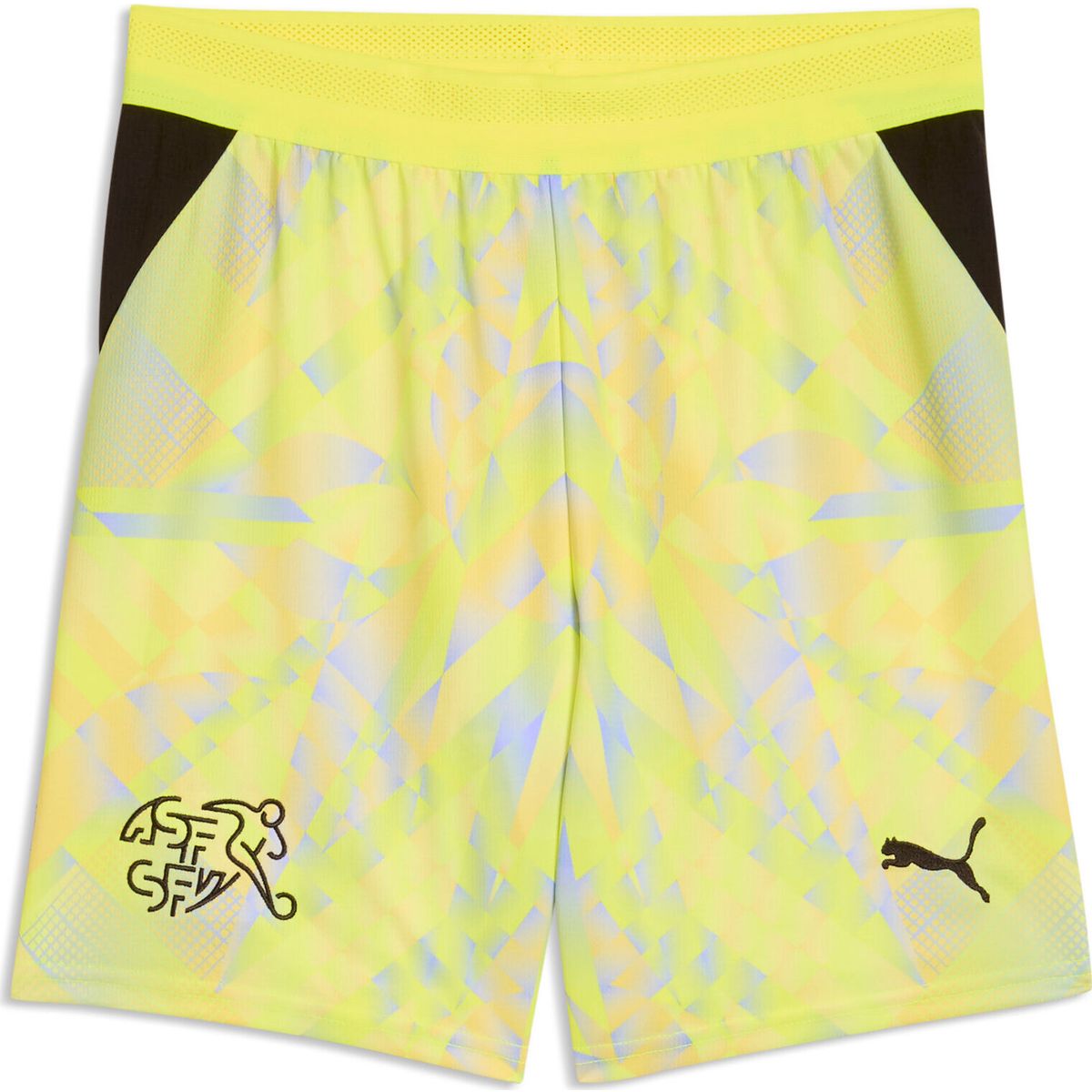 Puma SFV Shorts Replica GK Jr yellow alert-elektro purple (89) 128 783462-89-128