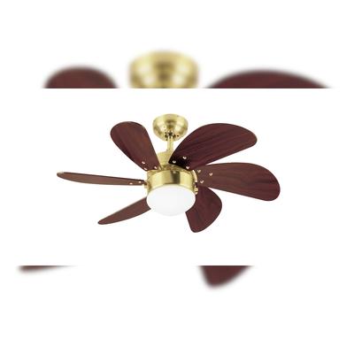 Westinghouse Deckenventilator Turbo Swirl Messing 76 cm mit Licht 76