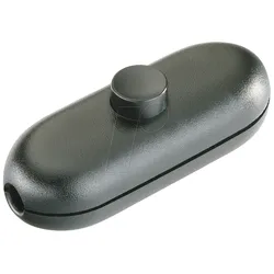 SZS-2A SS - Schnur-Zwischenschalter mit Knopf, 1x Aus