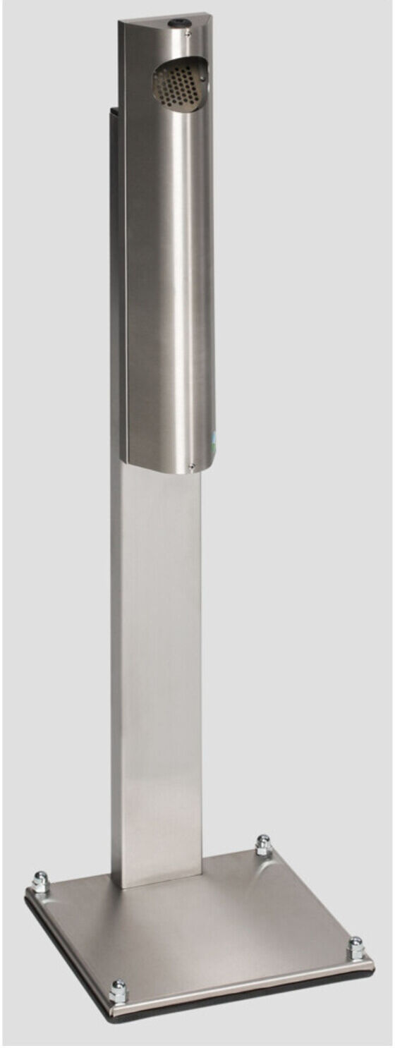 VAR Wandascher B 12 verschließbar Edelstahl mit Standfuss Edelstahl 3,5 l (45079)