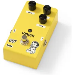 Warm Audio Dirty Boy Jr. Fuzz, Effektgerät, Schwarz, Silber