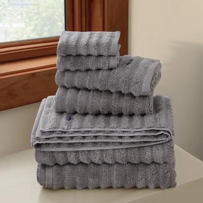 Royal Velvet Textured 6 Piece Towel Set