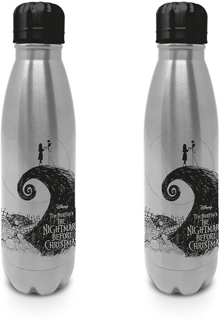 NIGHTMARE BEFORE CHRISTMAS (SILHOUETTE) METAL DRINKS BOTTLE