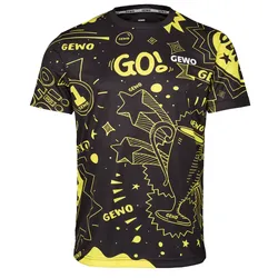 Gewo Shirt Graffiti schwarz M - M