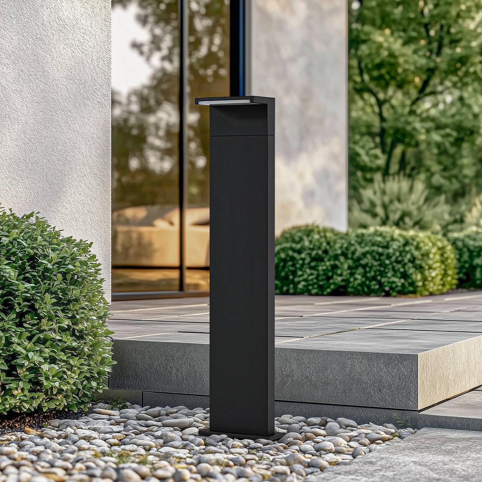 LED Pathway Light Iberion Arcchio, Black, Aluminium, Modern, Outdoor lights