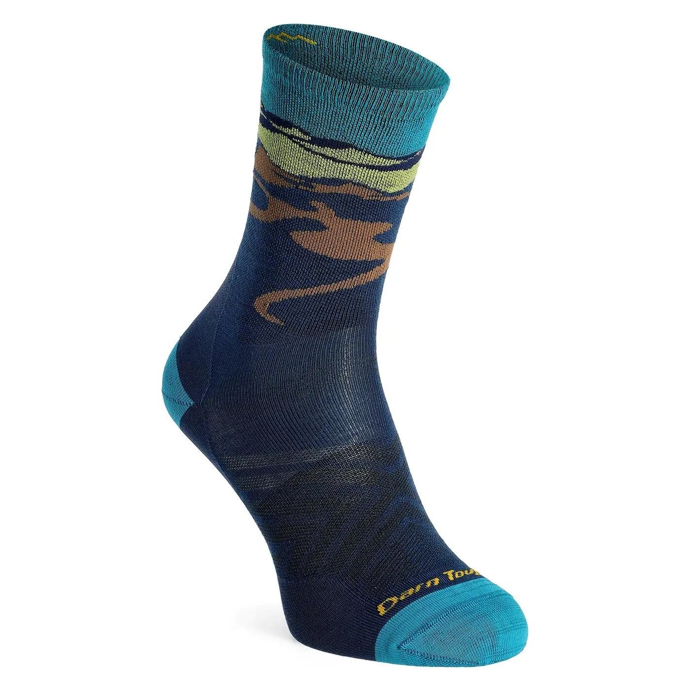 No Name Skarpety biegowe Darn Tough Ridge Runner Micro Crew Ultra-Lightweight - midnight rozmiar: xl (XL) (615935)