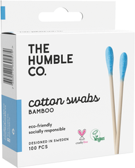 The Humble Co. Cotonetes de Bambu Azul 100 un