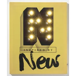 LED-Bild NEW (BHT 40x50x2 cm) - BHT 40x50x2 cm