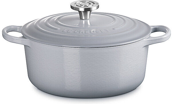 LE CREUSET Bräter rund SIGNATURE 24cm/4,2l Chateau grau EG