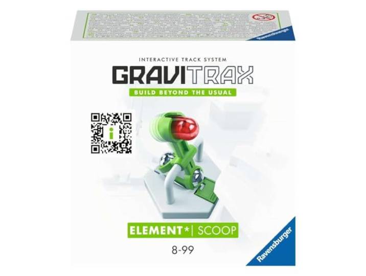 Ravensburger GraviTrax Element Scoop 22418 - verlengstuk voor je ballenbaan - knikkerbaan en constructiespeelgoed vanaf 8 jaar, GraviTrax-accessoires kunnen met alle producten worden gecombineerd