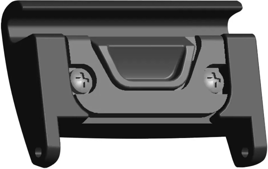 INF Armband-Verbinder kompatibel mit Huami T-Rex Ultra 2 – Edelstahl Schnellverschluss, 2 Stück Schwarz