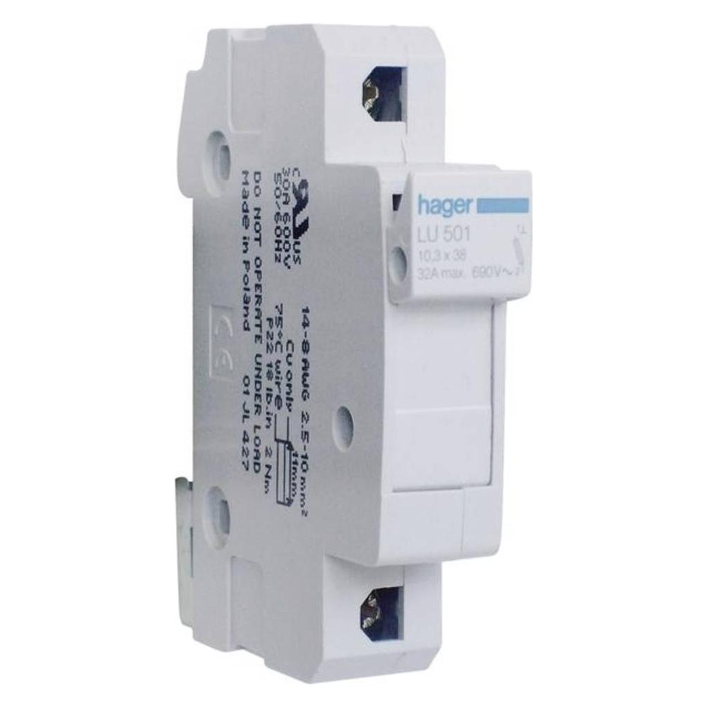 Hager Sicherungselement 1P UL L38 1PLE LU501 (1 A) (LU501)