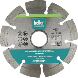 HELLER 313841 - Diamant-Trennscheibe 230 mm Diamond Blade Universal
