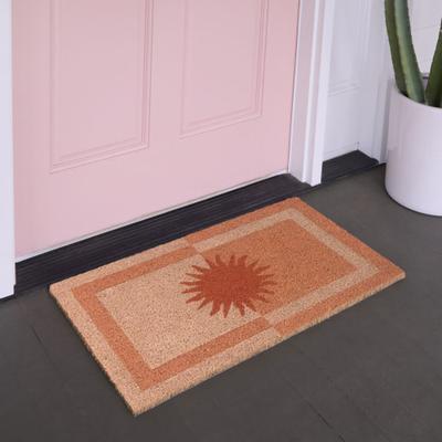 "Balta Rugs Colorblack Sun 18"" x 30"" Doormat"