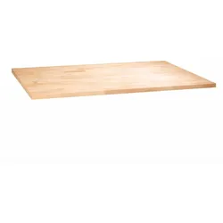 Werkbankplatte, Buche-Massiv-Platte, 1200 x 800 x 40 mm