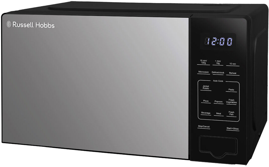 Russell Hobbs Compact Digital Microwave With Touch Control, 20l Black 25.6cm H X 45.1cm W X 35.3cm D