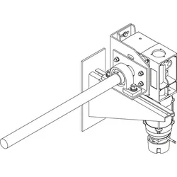 Marantec Drehmomentstütze für Rolltorantriebe MDF 60 bei senkrechter Montage