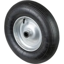 BS Rollen, Möbelrollen, Format 4021885009847 – Luftrad 400 mm Gummi/Stahl lg. R