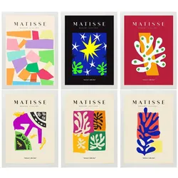 POSTER Set Mit 6 Illustrationen Von Henri Matisse Einladend A3 Weißer Rahmen