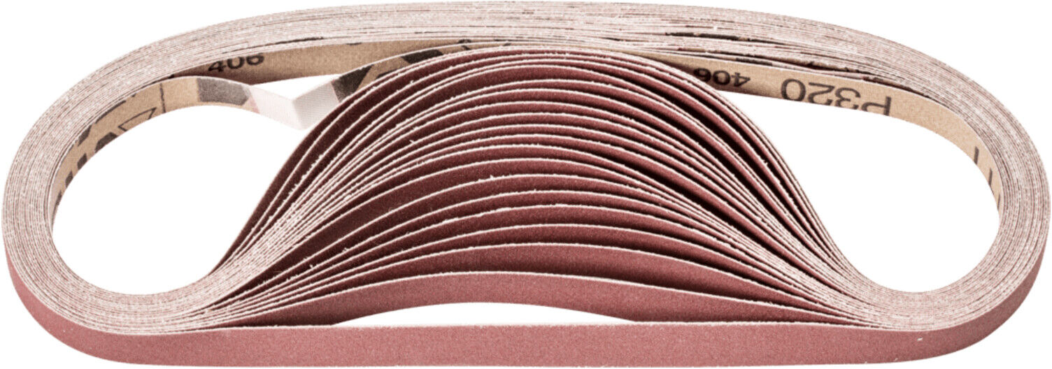 PFERD TOOLS Korund Schleifband BA 12x520mm A320 für universelle Anwendung mit Bandschleifer (45002532)