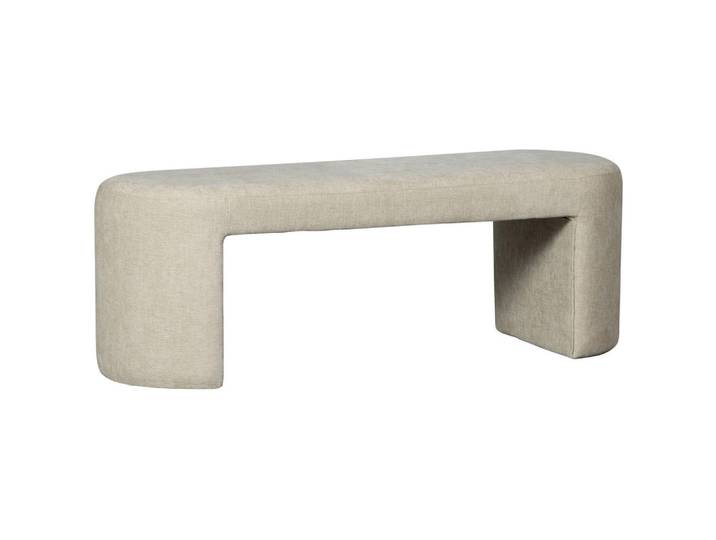 Carryhome Sitzbank Jacob, Natur, 2-Sitzer, 130x46x46 cm, Esszimmer, Bänke, Sitzbänke