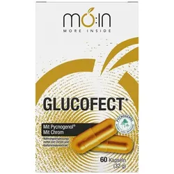 mo:in More Inside Glucofect mit Kiefernrindenextrakt und Chrom 60 Kapseln (32g) für 30 Tage
