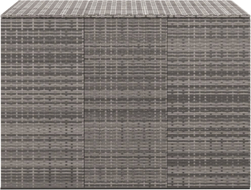 Ebern Designs Lubeck 145cm W 1300L Water Resistant Deck Box Grey 103cm H X 145cm W X 100cm D