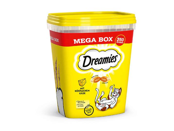 Dreamies Katzensnack Mega Box Käse