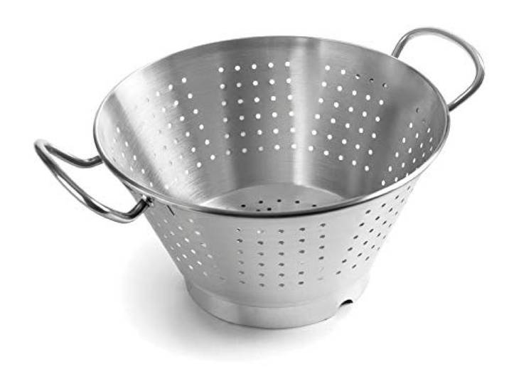 LACOR 50837 Abtropfschussel mit Fussreif 36 cm Langlebiges Profi-Utensil; entwickelt für optimale Leistung und schnelle, unkomplizierte Reinigung in der Spülmaschine